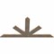 Ekena Millwork Saratoga Smooth Timber Gable Bracket, Douglas Fir, 72"W x 36"H x 1 1/2"D x 5 1/2"F, 12/12 Pitch GBW072X36X0206SAR00SDF - alternate 5